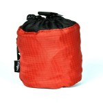 VIAGGI Folding Back Pack - Red & Black